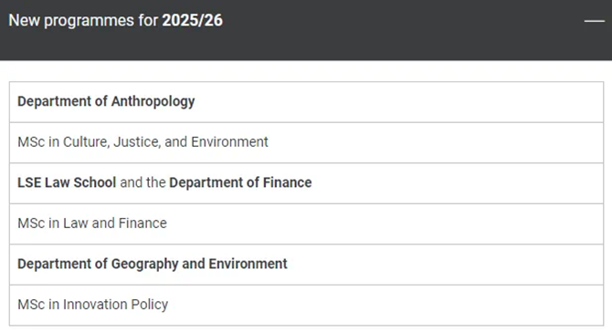 英研申请 | 2025年英国G5新增硕士专业盘点+捡漏秘籍