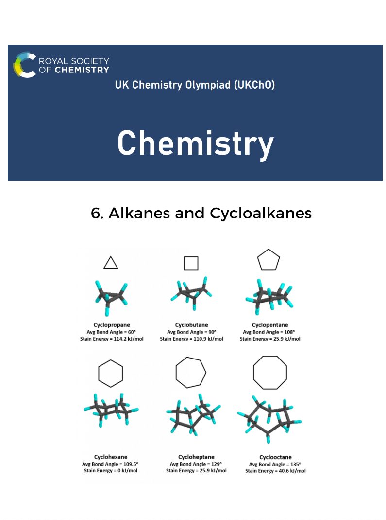 【UKChO有机】Alkanes的构象