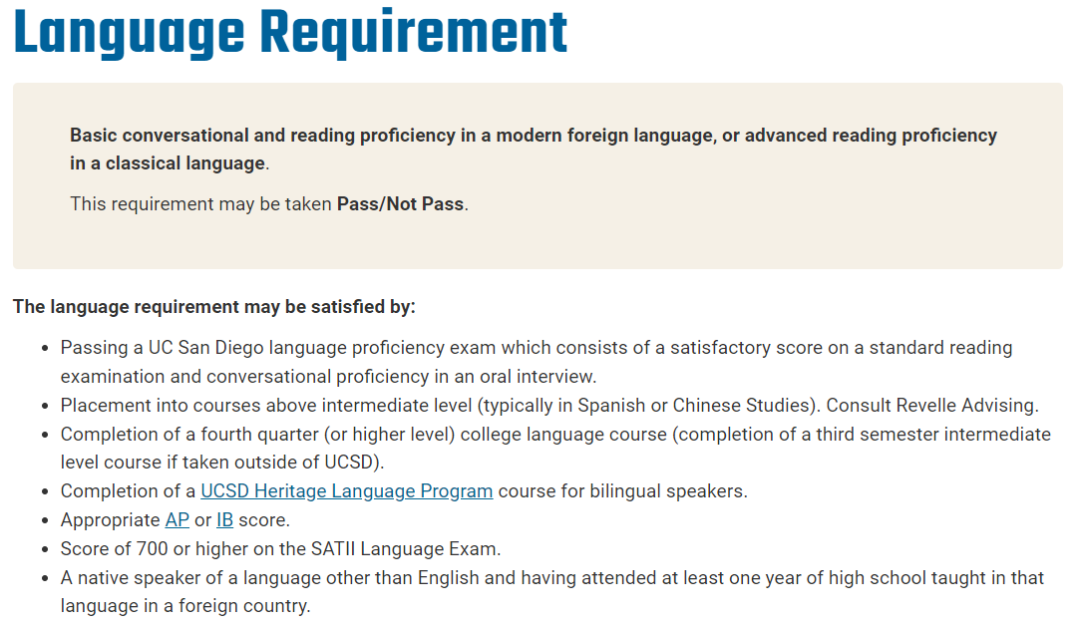 留学资讯 | UCSD八所学院通识教育GE要求详解