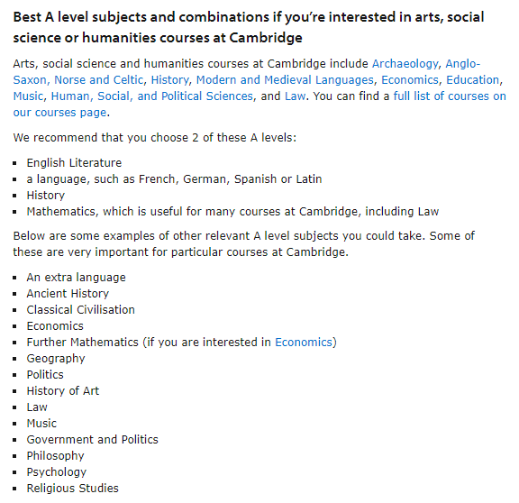 A-Level如何选课？码住英国G5官方推荐的选课组合建议！