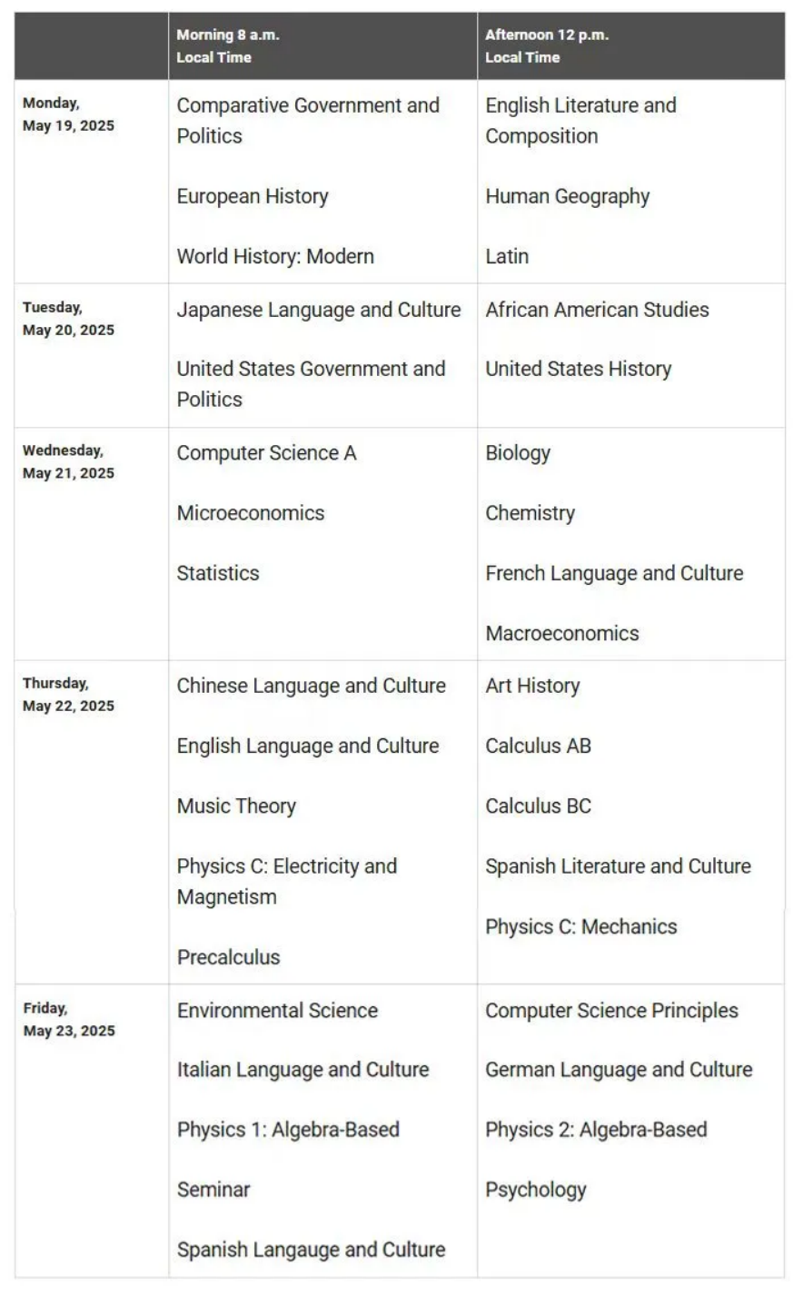 2025年IB/IGCSE/Alevel/AP大考时间出炉！考生必备学习规划指南！