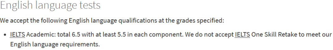 又一Top100英国院校接受雅思单科重考！2025英国各校雅思要求超全汇总