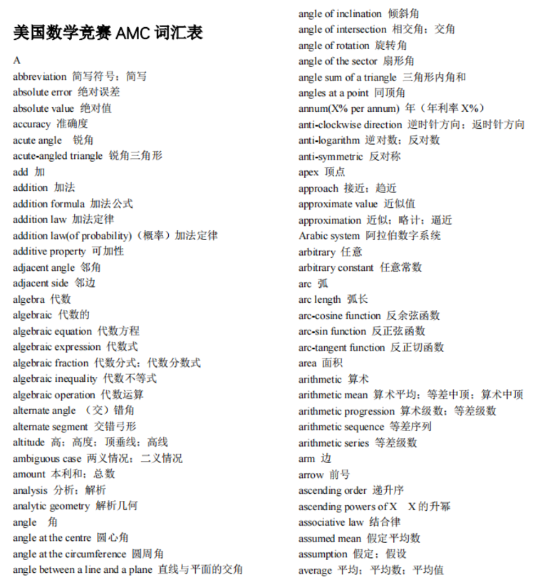 AMC12数学竞赛难度怎么样?AMC12数学竞赛相当于国内数学什么水平？附AMC12数学竞赛备考课程