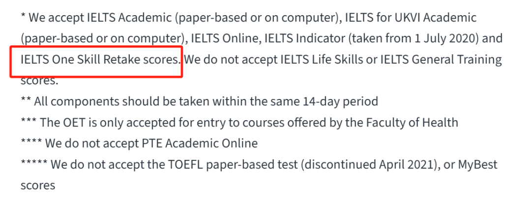 新增！这4所英国院校官宣：接受雅思单科重考成绩！