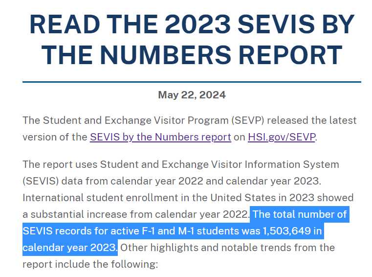 Open Doors vs SEVIS，最权威的两份美国留学生报告，差别居然这么大！