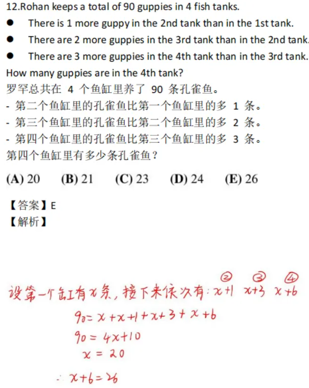 上海三公申请必备AMC8数学竞赛：知识点板块及备考攻略全解~