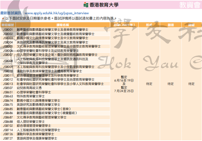 2025JUPAS首轮志愿填报昨日截止！近期会收到面试吗？如何准备？