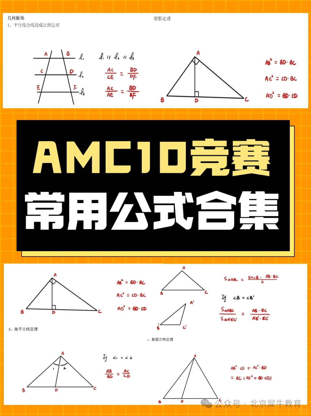 AMC10竞赛常见题型详细分析！考试知识点/常用公式整理，AMC10长线备考培训课程