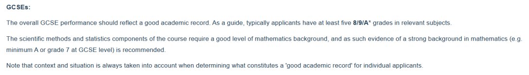 一定要知道！牛剑这些专业官网还有“隐藏”的GCSE成绩要求！