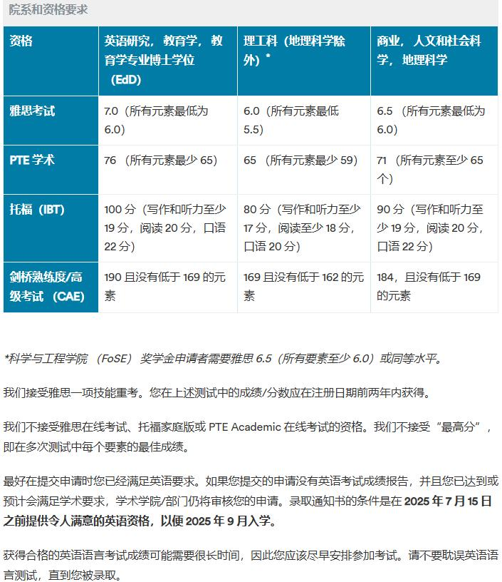 宁波诺丁汉大学2025本硕博申请指南及录取条件汇总！