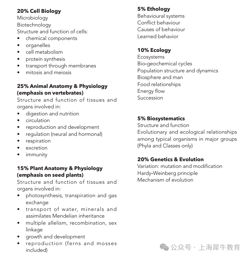 2025年BBO生物竞赛内容详情（附历年真题+解析）