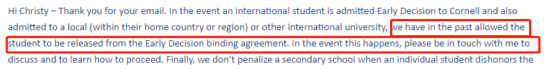 招生官解读：收到美国大学ED录取，后悔了该怎么办？
