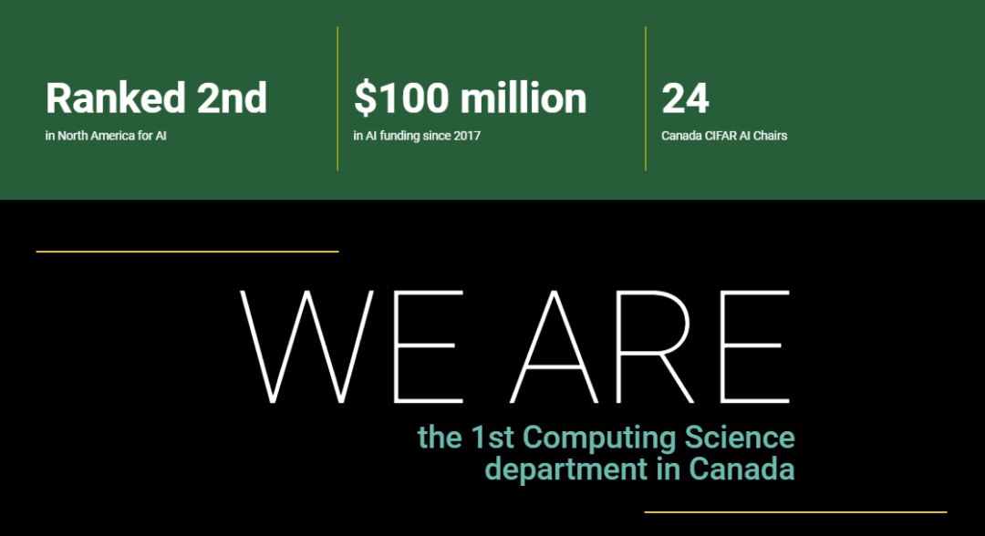 加拿大人工智能领跑者，全球TOP100院校—阿尔伯塔大学