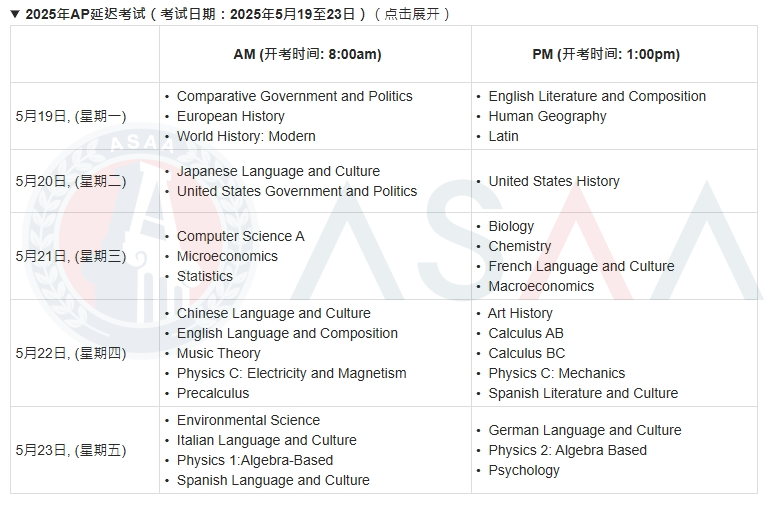 2025AP第二轮报考丨中国香港考点逾期报名指南