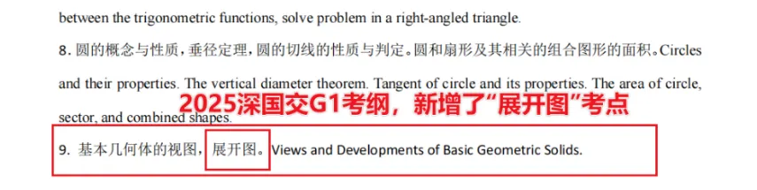 报名启动！深国交2025学年考纲公布：新增考点+例题，难度加大？