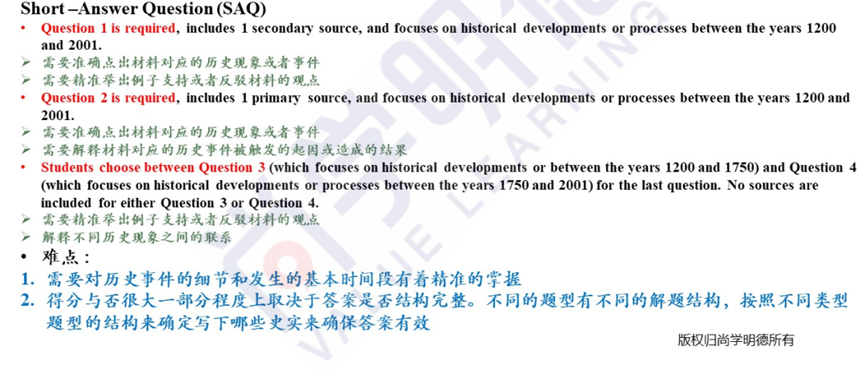 2025AP备考｜AP世界历史各单元重难点详解，超详细！！！