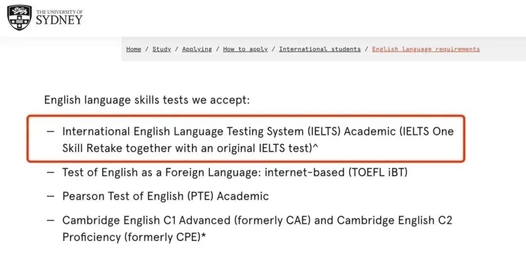 澳洲 “八大” 已有七所接受雅思单科重考 申请更灵活！