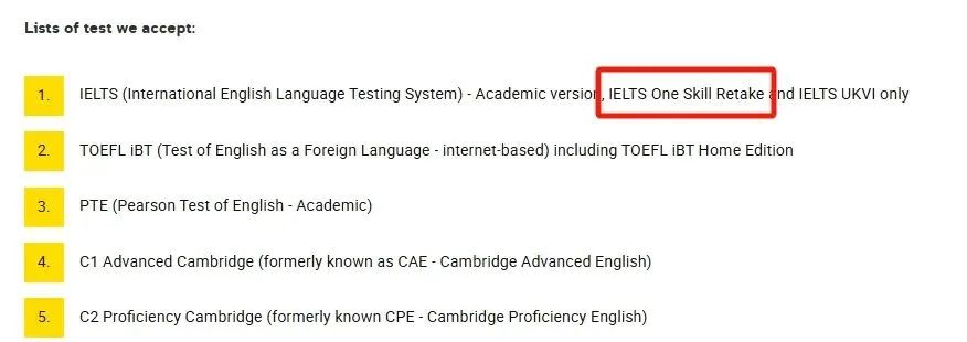 澳洲 “八大” 已有七所接受雅思单科重考，申请更灵活！