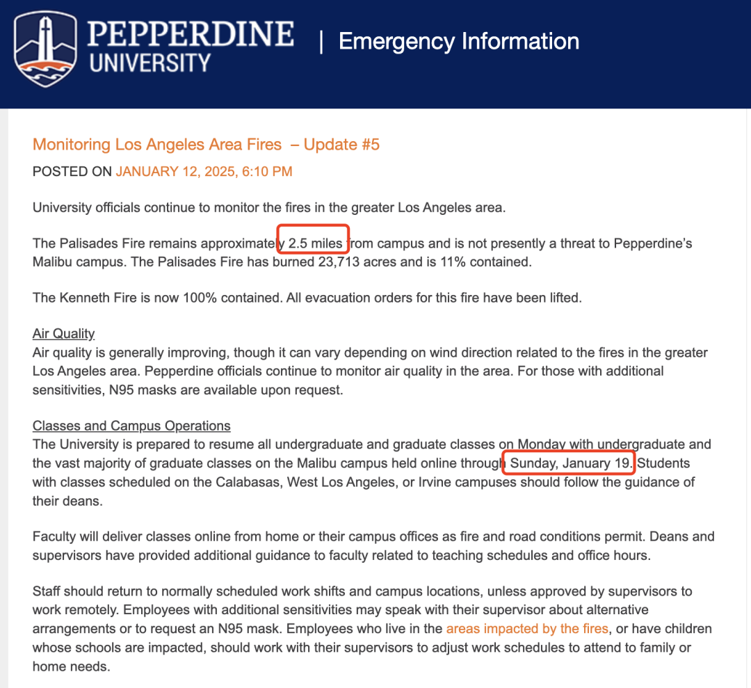洛杉矶山火逼近多所名校，UCLA等校区紧急应对