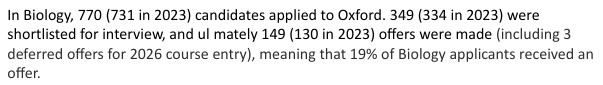 牛津大学公布物理/生物/经管/PPE/工程/数学等多个专业最新申录情况！offer率竟低至6%！