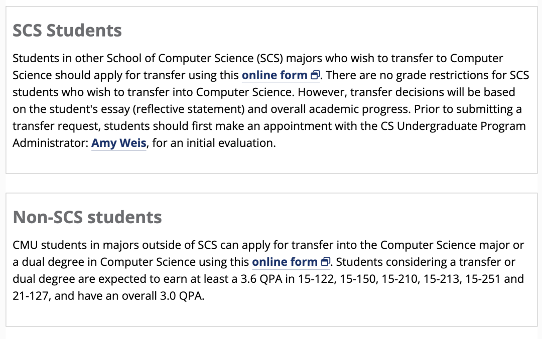 Top50 CS申请要求！UCB、UIUC只能直申，CMU、UMich等7所可转入，但要求超奇葩…