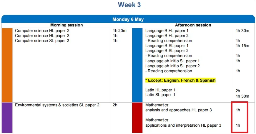 重磅！IBO官宣M25大考时间表！IB数学HL P3考试时间是否延长终得定论！