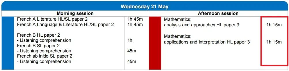 重磅！IBO官宣M25大考时间表！IB数学HL P3考试时间是否延长终得定论！