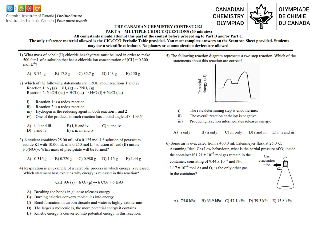 CCC&UKCHO两大化学竞赛深度解析！哪个更适合你？*