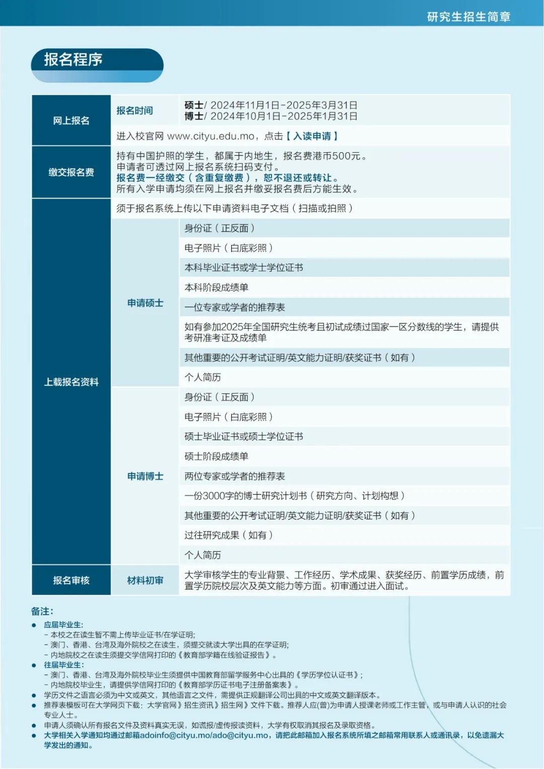 澳门城市大学2525年硕士申请！无需语言成绩