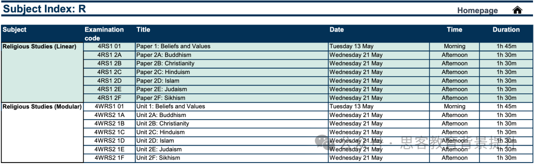 IGCSE考试时间/考试科目一文详解！附机构igcse课程考试辅导