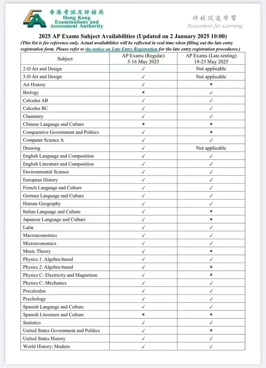 AP香港逾期报名2月10号截止！附AP考试十大常见问题解答~
