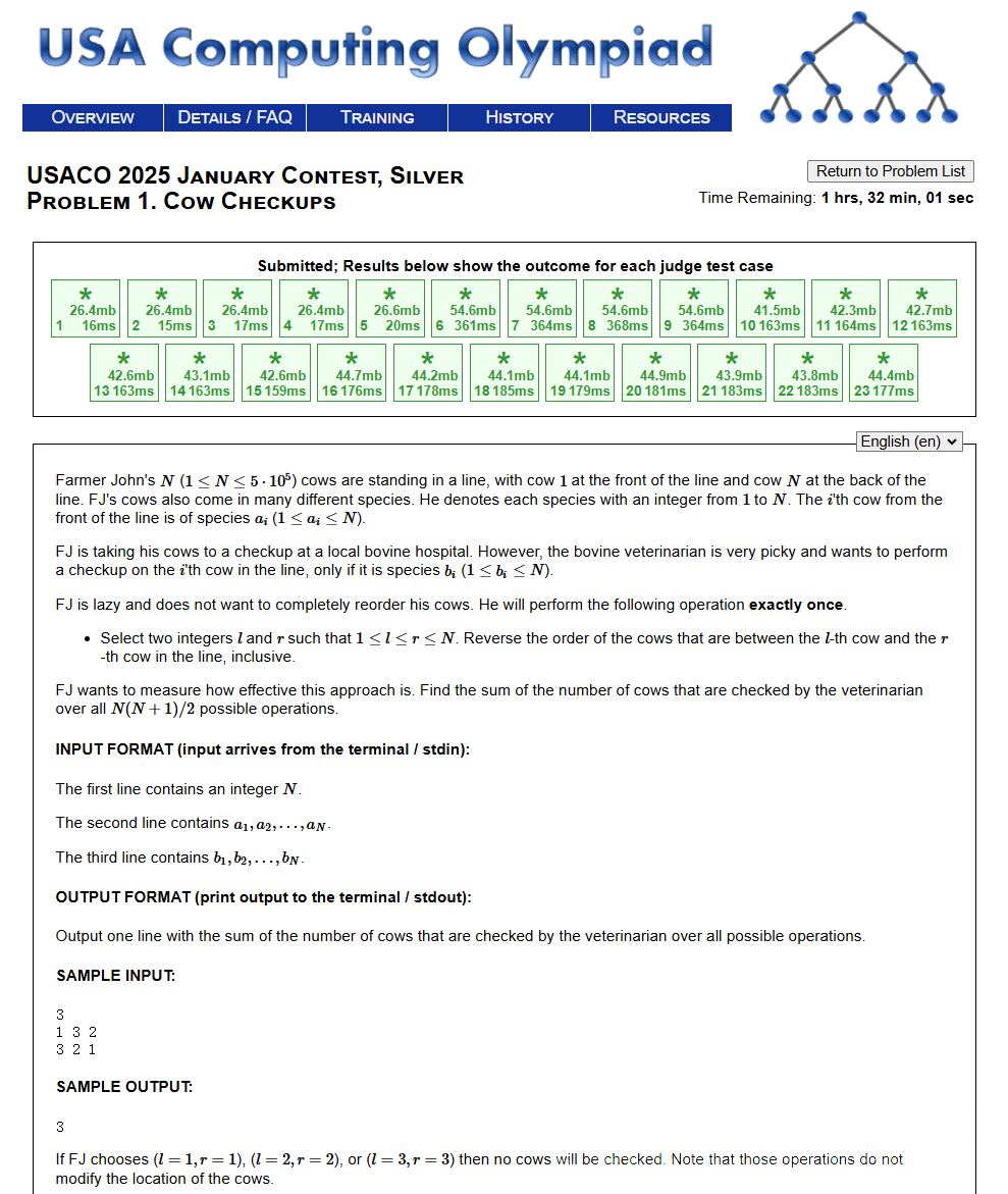 2025年1月USACO竞赛最新真题题目+铜级题目分析