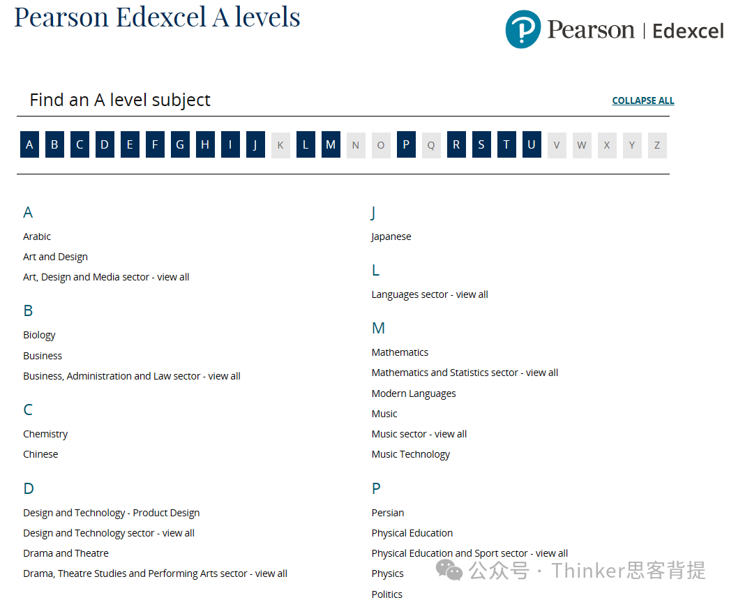 Edexcel爱德思考试局ALEVEL考试时间2025，附alevel各科课程辅导