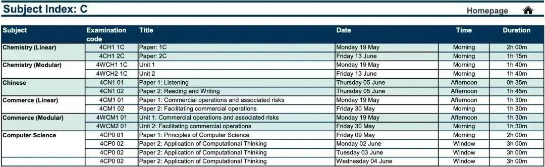 ALEVEL课程5月大考时间安排！ALEVEL课程全科辅导~