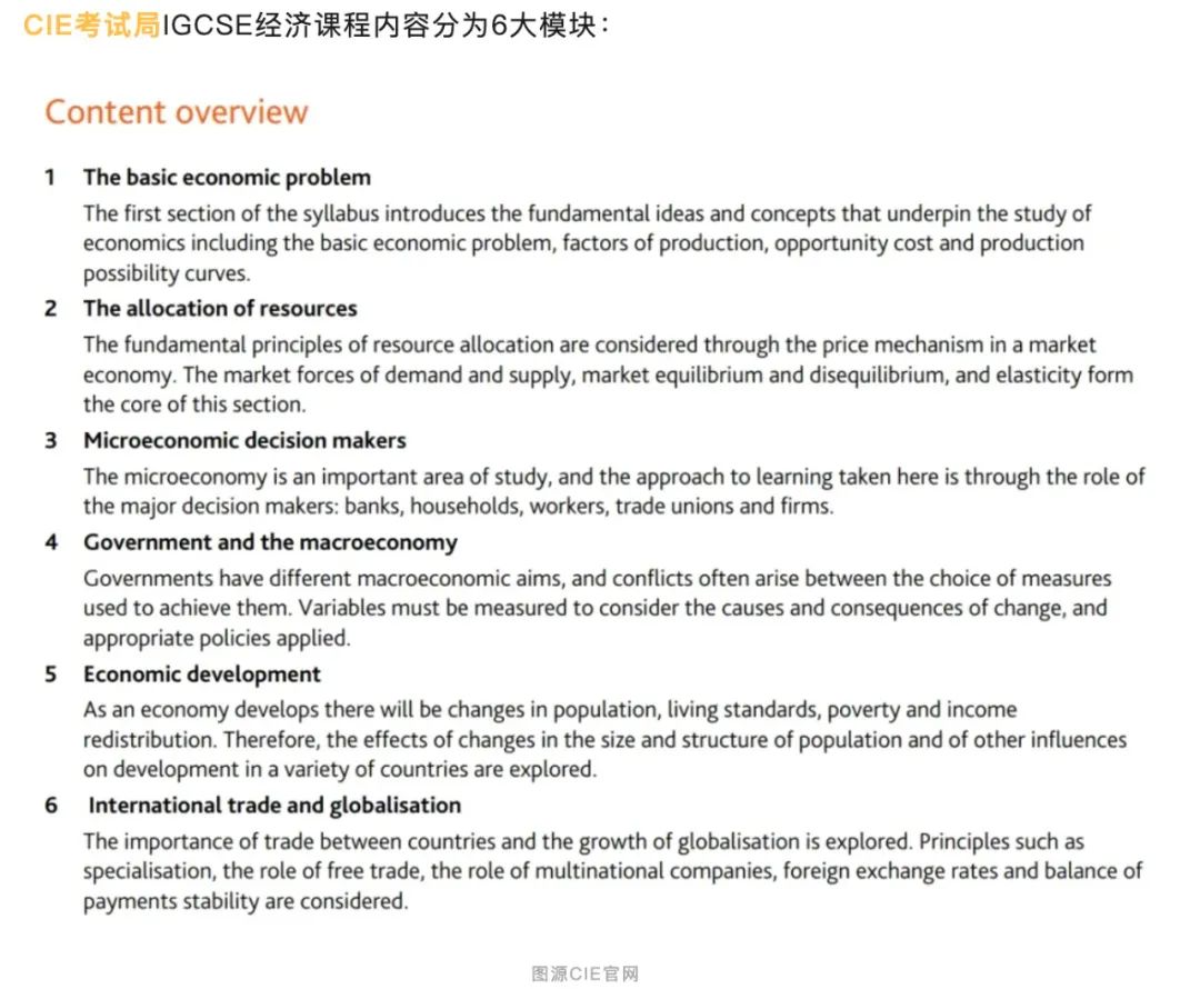 TEnTo涨知识｜IGCSE经济学课程概述