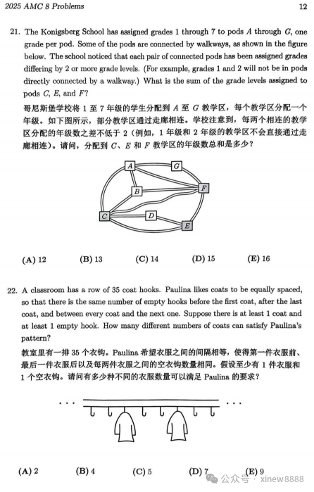 2025年AMC8分数线官宣！前1%和前5%均上涨1分！