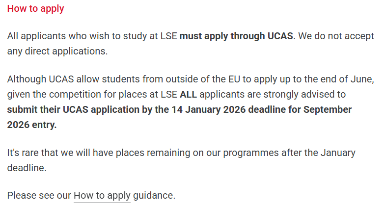 LSE发布2026申请指南！A-level、IB分数要求更新，本科申请变化一览！