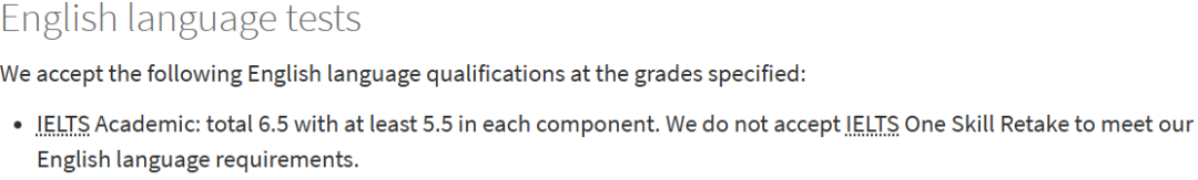 2025英国各TOP校雅思要求汇总！你的雅思达标了吗？