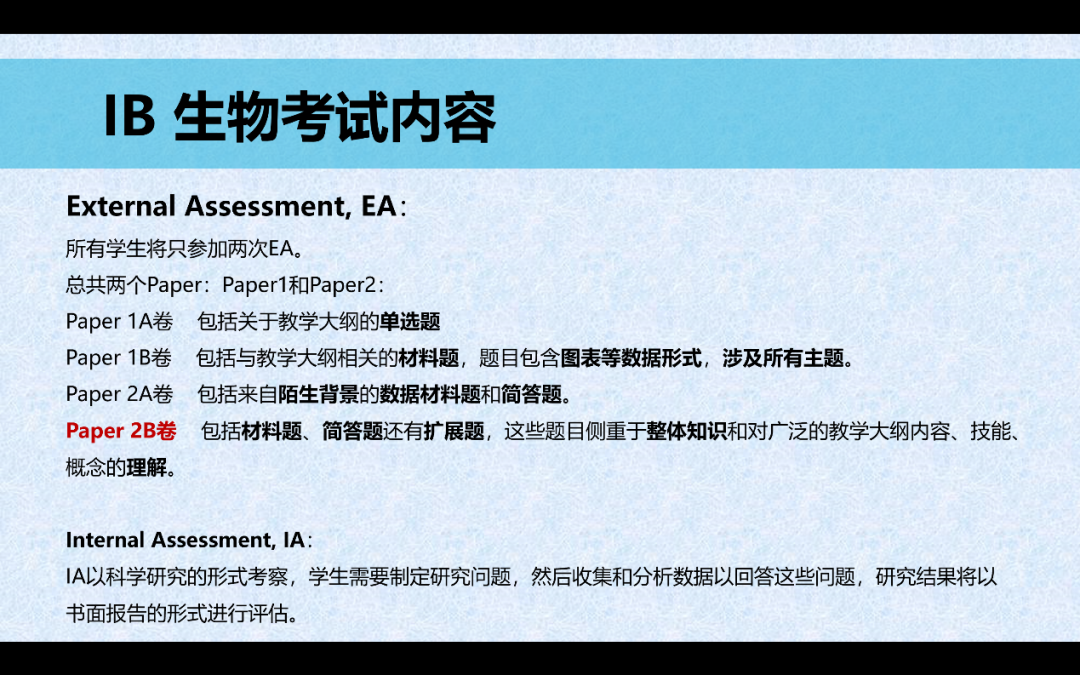 IB生物7分攻略：深度解析改革后考纲与高效学习法