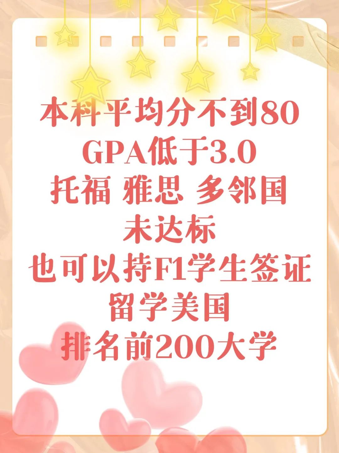 本科GPA低留学美国入读前200名大学硕士