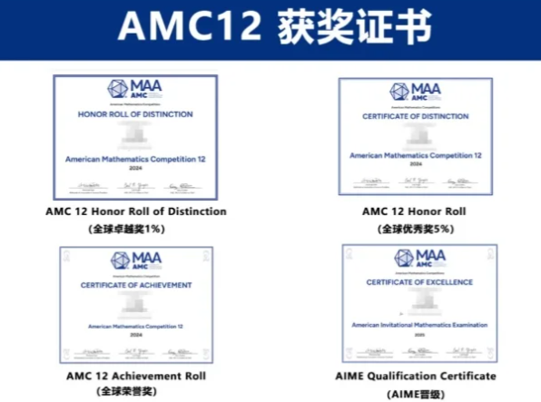 AMC12数学竞赛难度大在哪里？多少分可以拿奖？该如何备考拿1%？AMC12春季班带你冲奖！