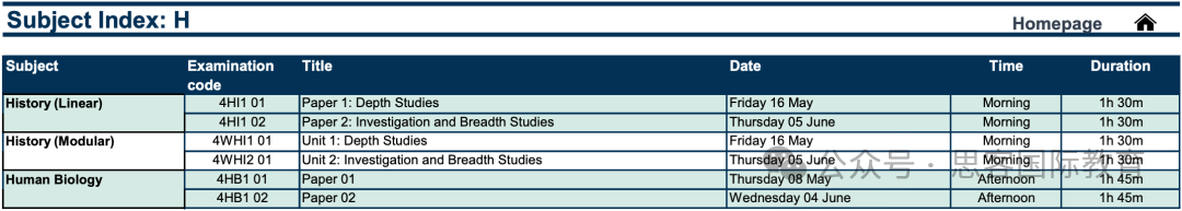 2025年IGCSE夏季大考时间/科目安排！附机构IGCSE数学/物理/化学/生物/经济冲刺备考课程