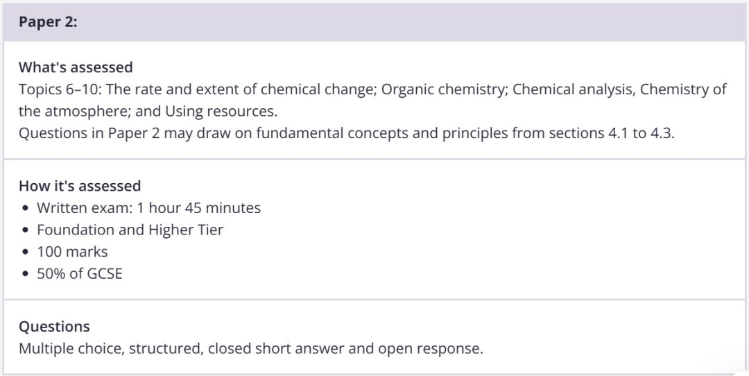 IGCSE化学考试局怎么选？CAIE、Edexcel和AQA化学学科考试规则有哪些？