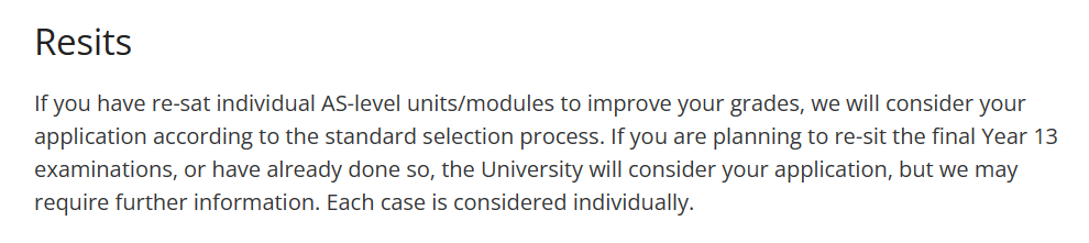 对不起！英国Top10院校这些专业不允许A-Level重考！