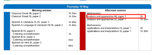 2015-2024年IB数学AA HL真题及答案解析~一文搞懂IB数学AA HL