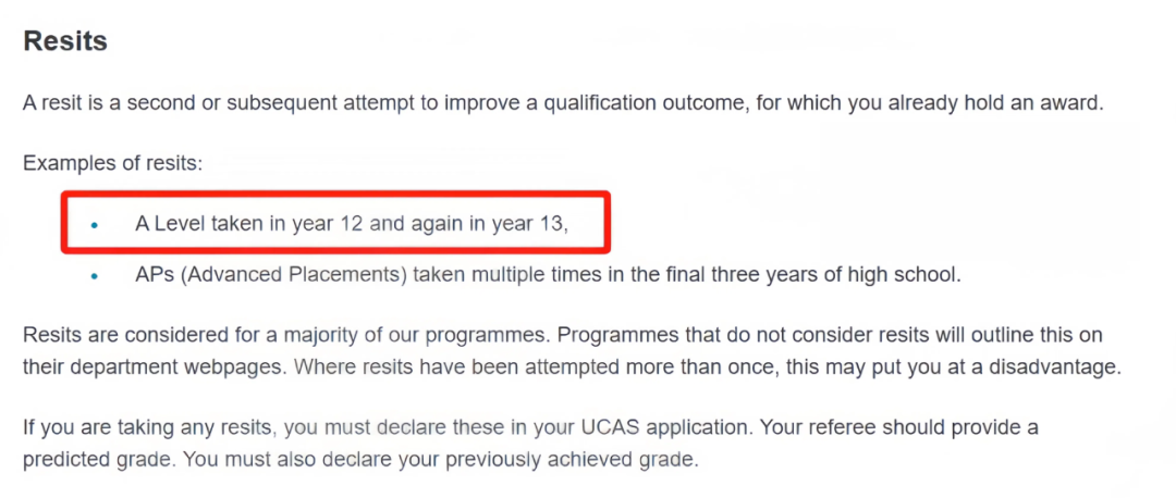 注意！英国Top10大学这些专业明确：A-Level 重考=申请被拒！