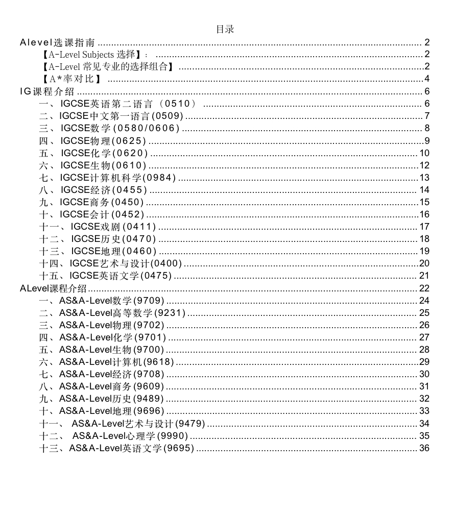 国际课程 | A-Level课程体系一文读懂！附培训课程~