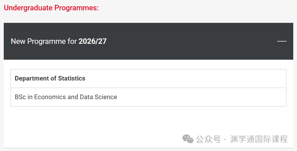 2026年伦敦政经LSE新专业详情发布：课程内容、成绩要求、选科要求、就业方向...