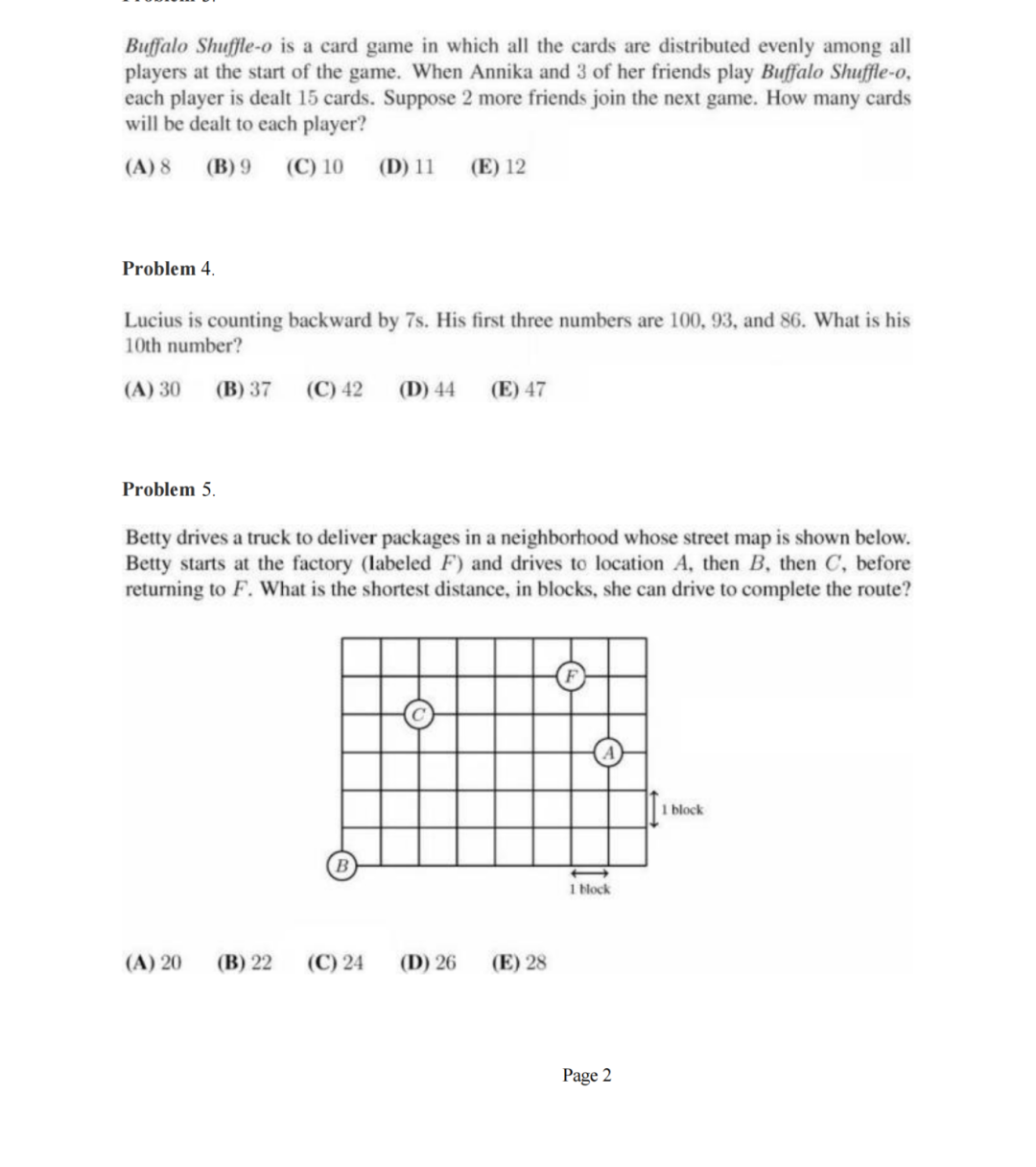 2015-2025年AMC8数学竞赛真题及答案解析，2026AMC8数学竞赛备考必备