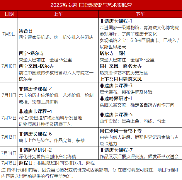 2025暑期个性活动推荐 | 艺术/设计/艺术史/传媒/宗教等方向的同学注意！
